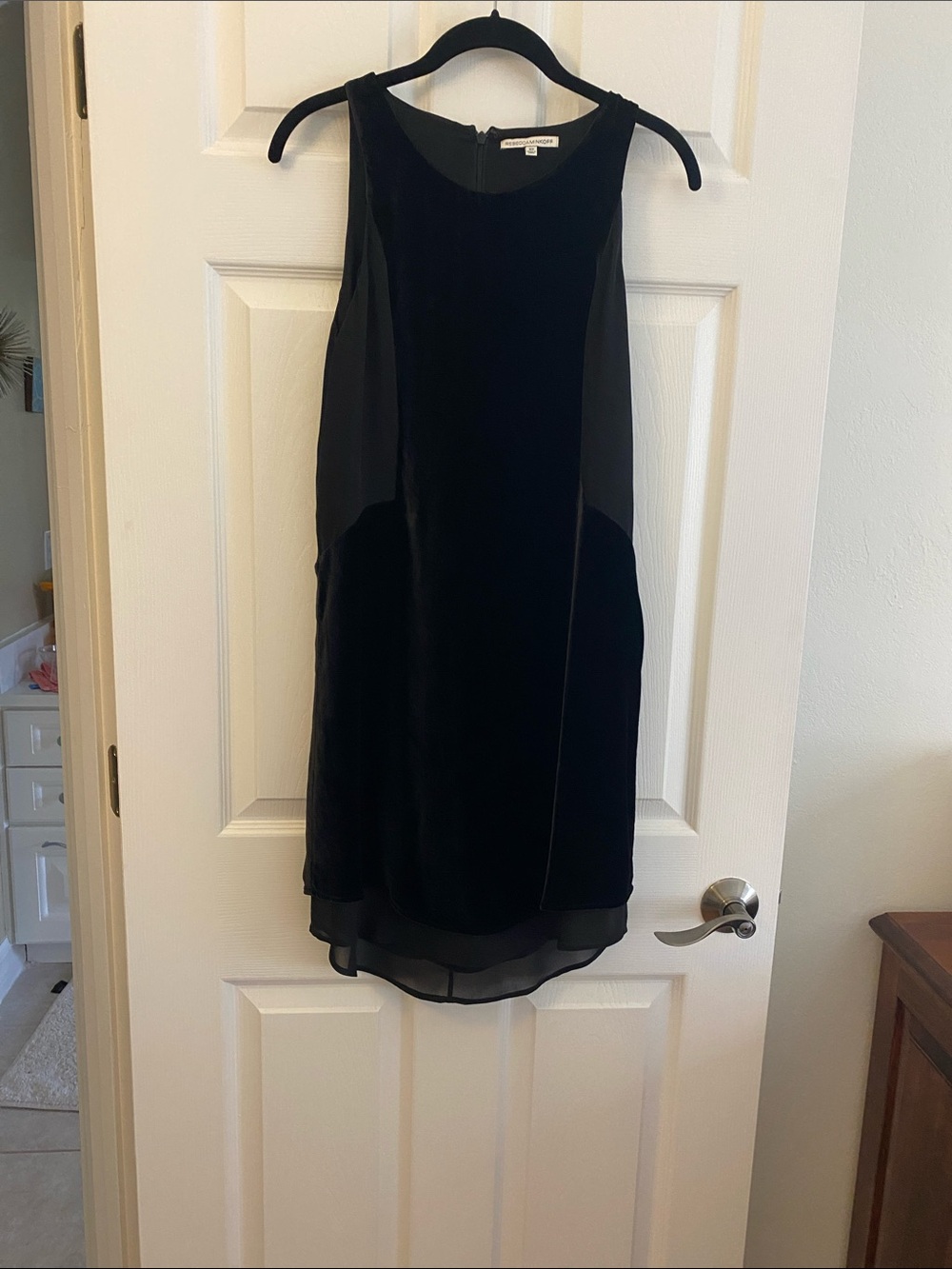 Rebecca Minkoff Black Velvet Dress - XS